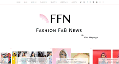 Desktop Screenshot of fashionfabnews.com